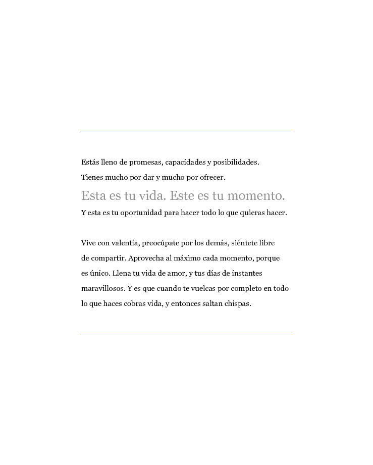 la magia de vivir interior Voltereta