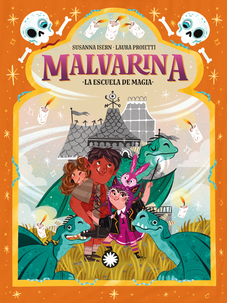 Malvarina 5. La escuela de magia portada