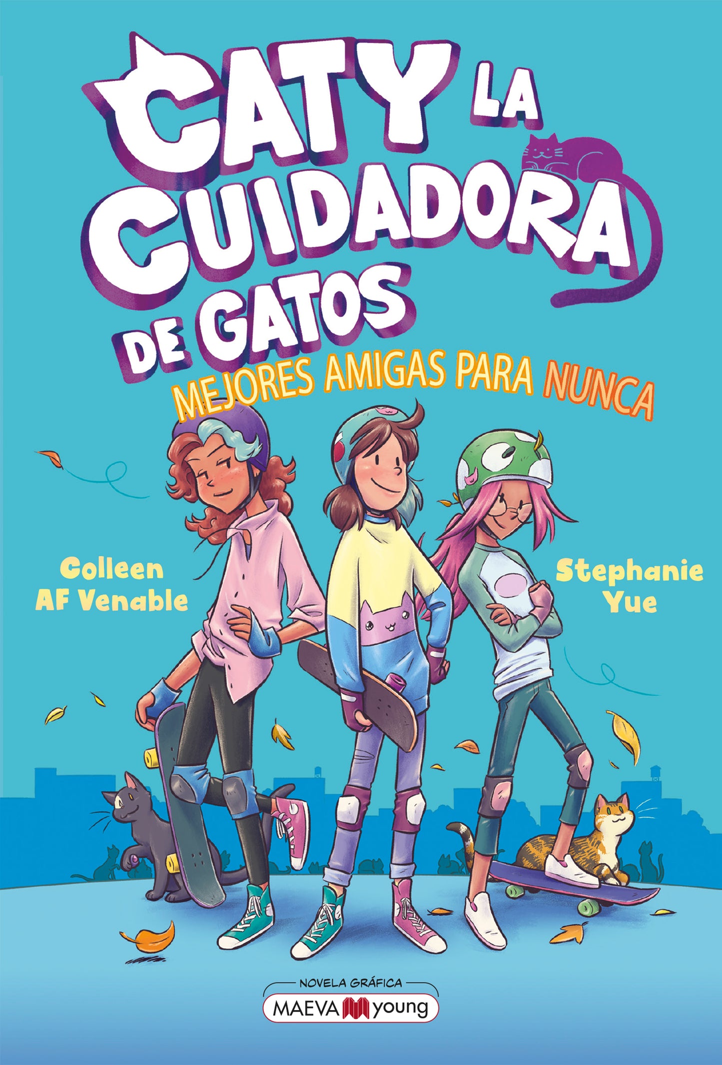 Voltereta Caty la cuidadora de gatos. Mejores amigas para nunca portada