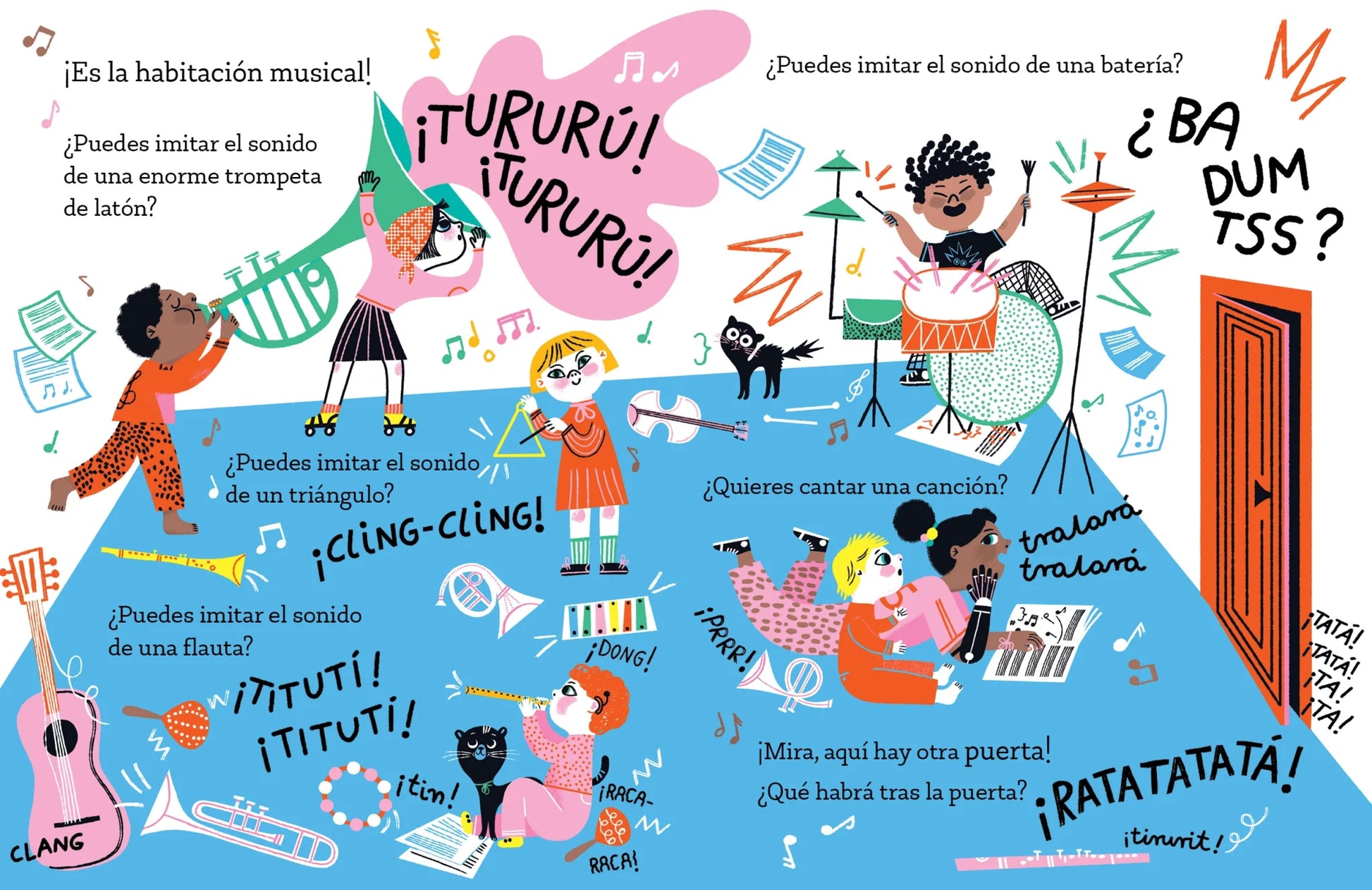 La casa ruidosa interior Voltereta