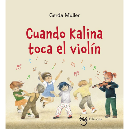 Libro ilustrado Cuando Kalina toca el violín portada